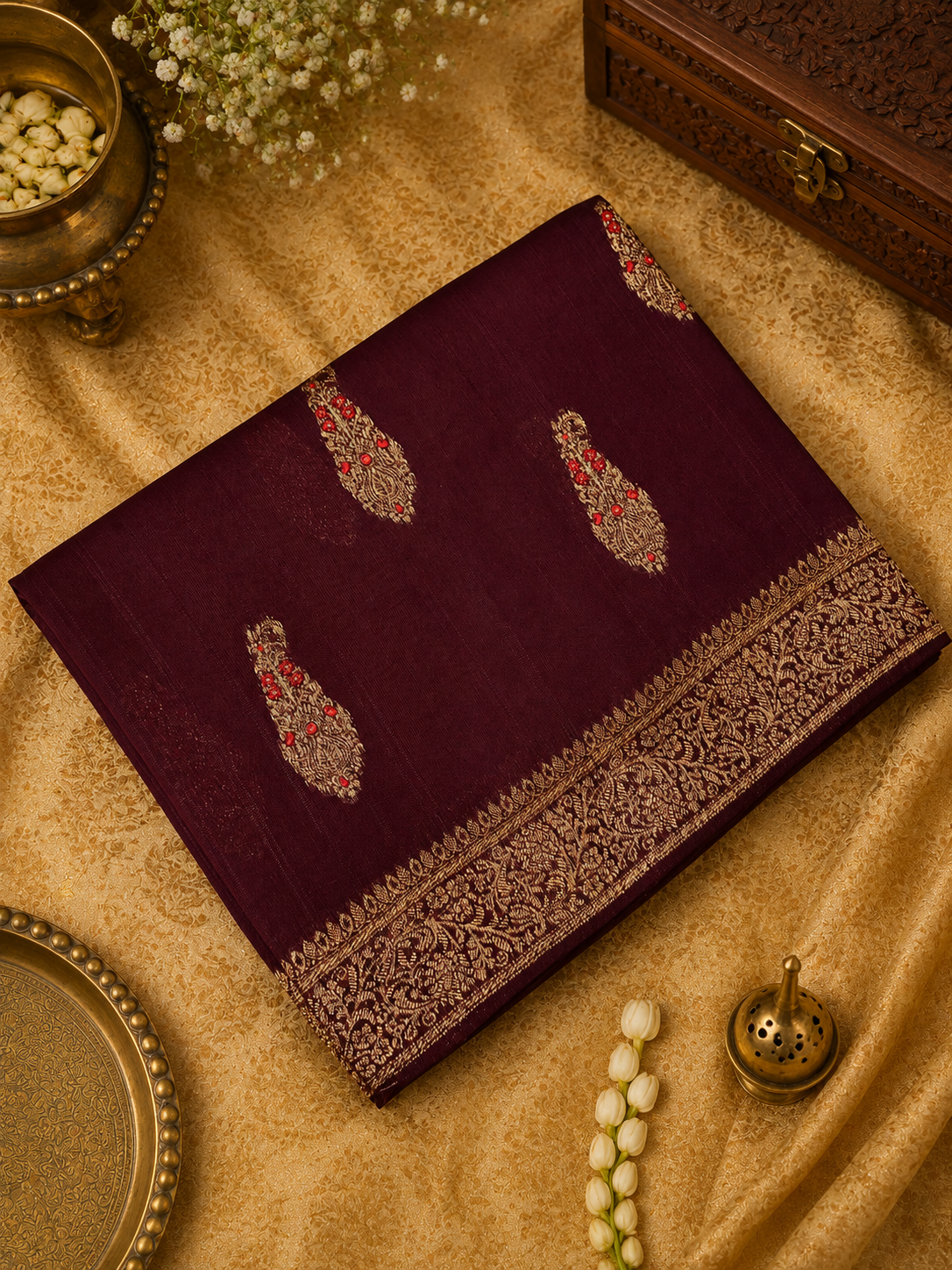 Premium Tassar Silk Saree