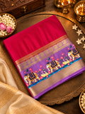 Premium Crepe Semi Mysore Silk Saree- 902663
