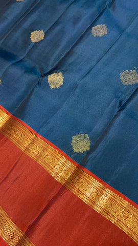 Half mix Kanjeevaram silk saree