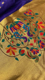 Premium Quality Semi Paithani Silk Saree - 902474