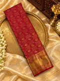 Pure zari handloom Kanjeevaram silk saree- Silk mark certified- PS2461