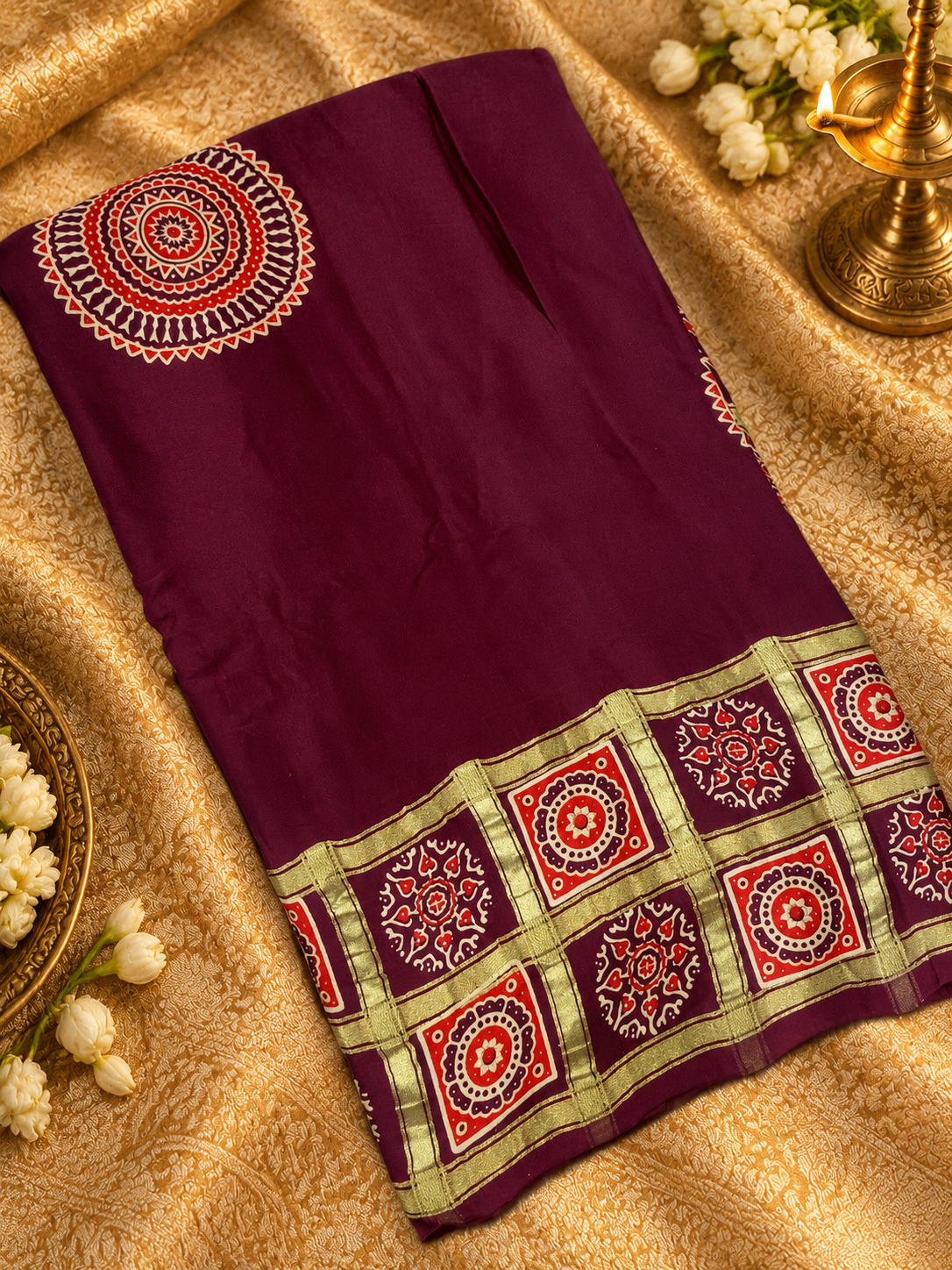 Pure Gajji Modal Silk Saree - 902597