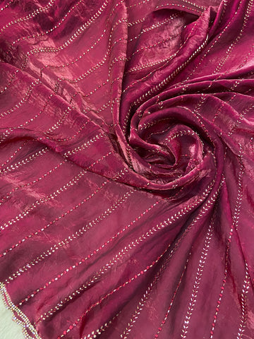 Premium Crush Organza Saree