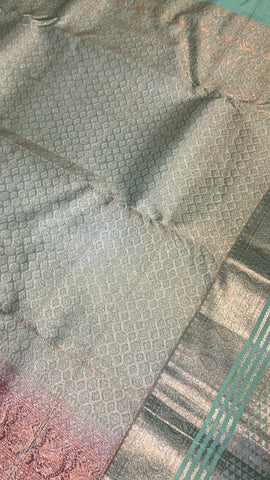 Pure Kanjeevaram silk mark certified saree