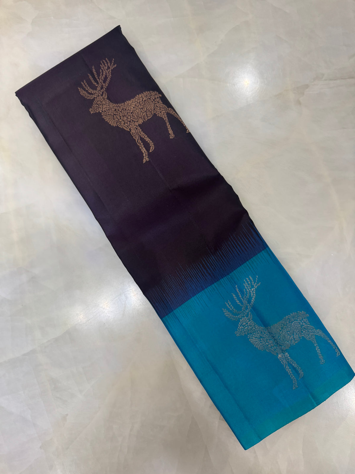 Pure zari handloom Kanjeevaram silk mark certified saree