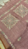 Premium Tissue Organza With Applique Work