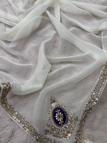 Designer Fancy Saree With Work