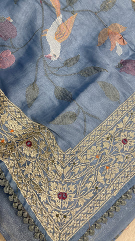 Pure Tissue Organza Saree