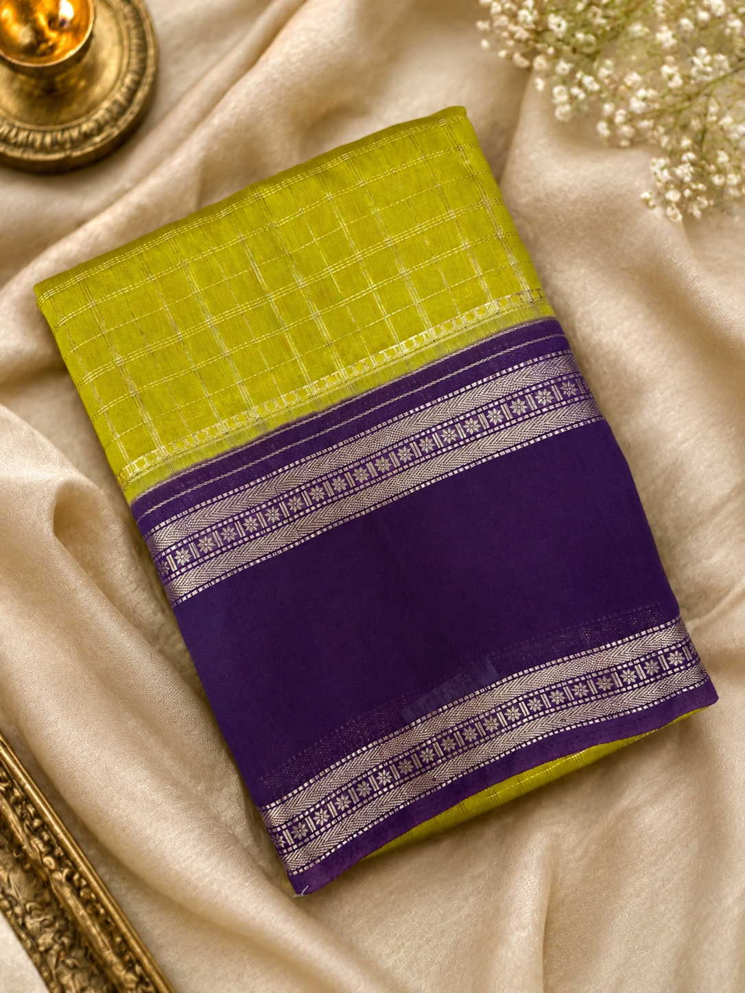 Premium Semi Chanderi Saree