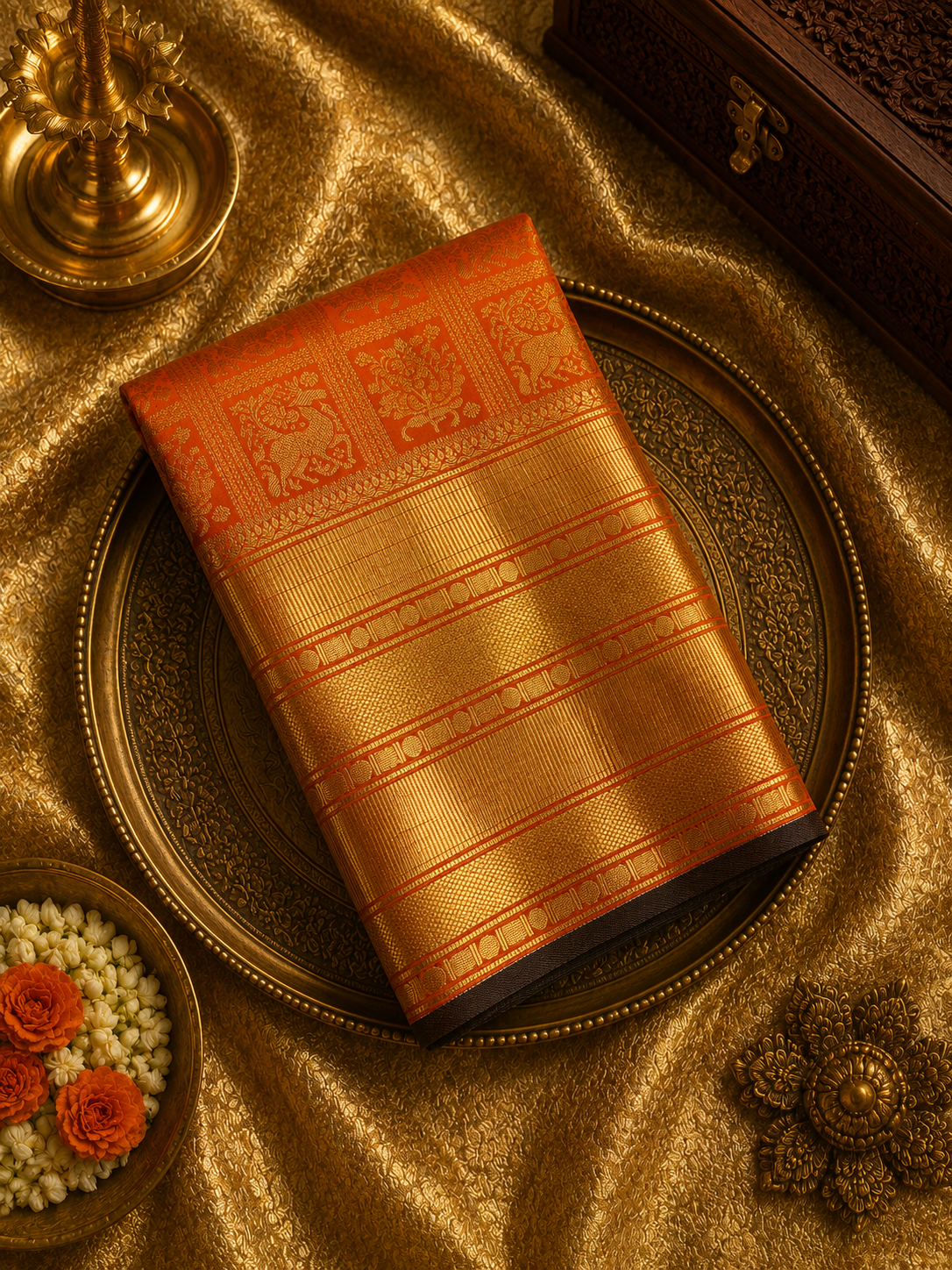 Premium Semi Kanchipuram Silk Saree