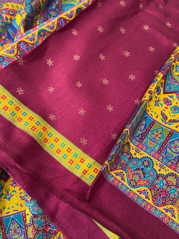 Premium Pashmina Silk Saree