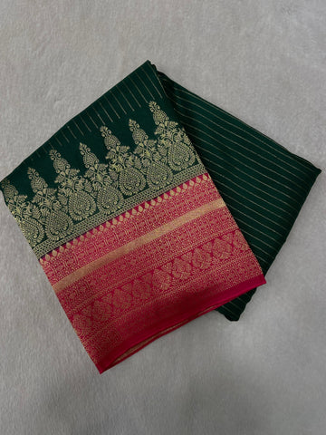 Premium Viscose Crepe Saree