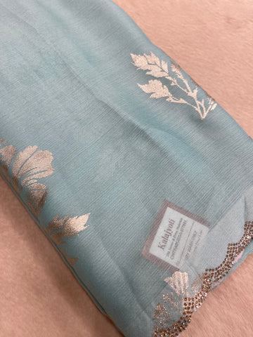 Premium Dola Silk With Border Work Saree