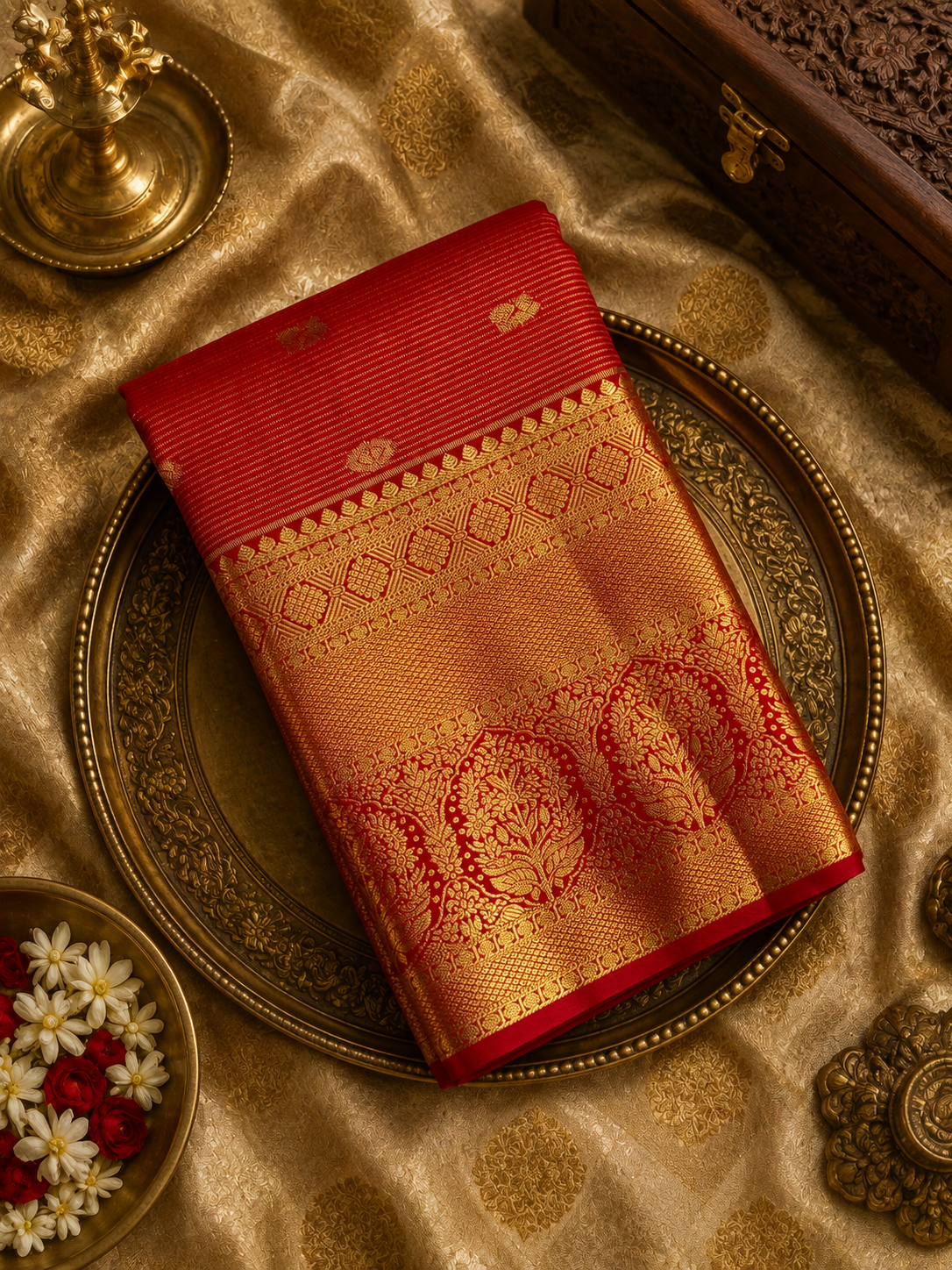 Premium Semi Kanchipuram Silk Saree