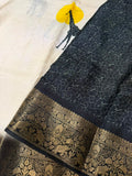 Premium Crepe designer Banarasi Silk Saree