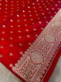 Premium Banarasi Crepe Satin Silk Saree -902860