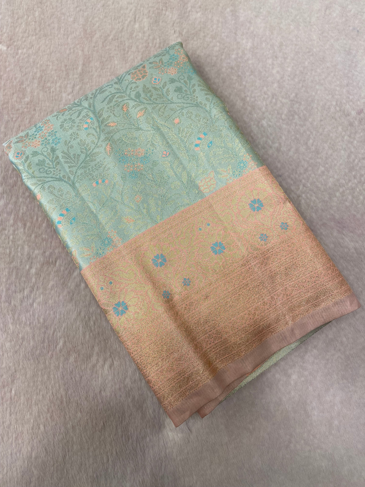 Bridal Semi Tissue Silk Saree