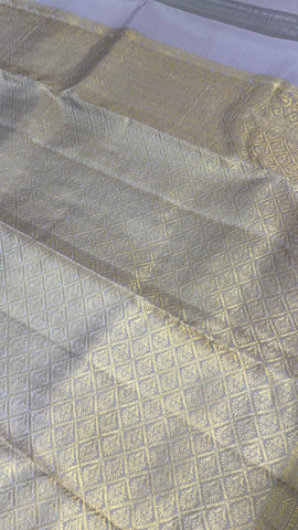 Half mix Kanjeevaram silk saree