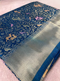 Premium Banarasi Crepe Satin Silk Saree