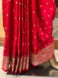 Pure Mix Crepe Satin Silk Saree