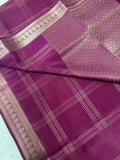 Pure Mix Mysore Crepe Silk Saree- Wine