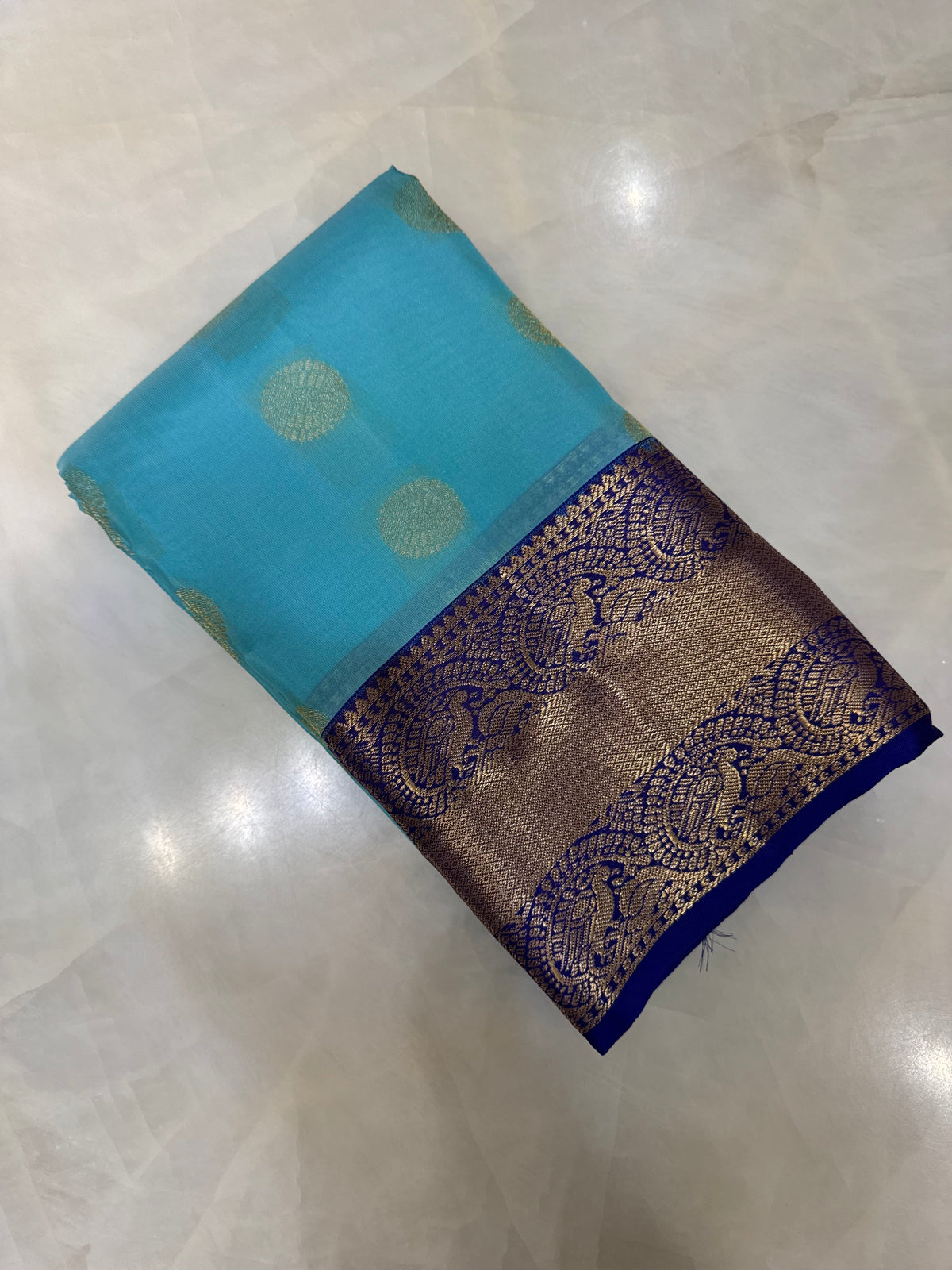 Half mix Kanjeevaram silk saree