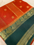 Pure Mix Mysore Crepe Silk Saree-902034✨
