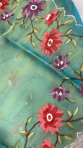 Premium tissue organza saree