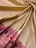Premium Quality Semi Paithani Silk Saree - 902757