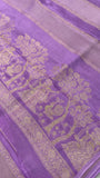 Pure Chinnon Saree✨