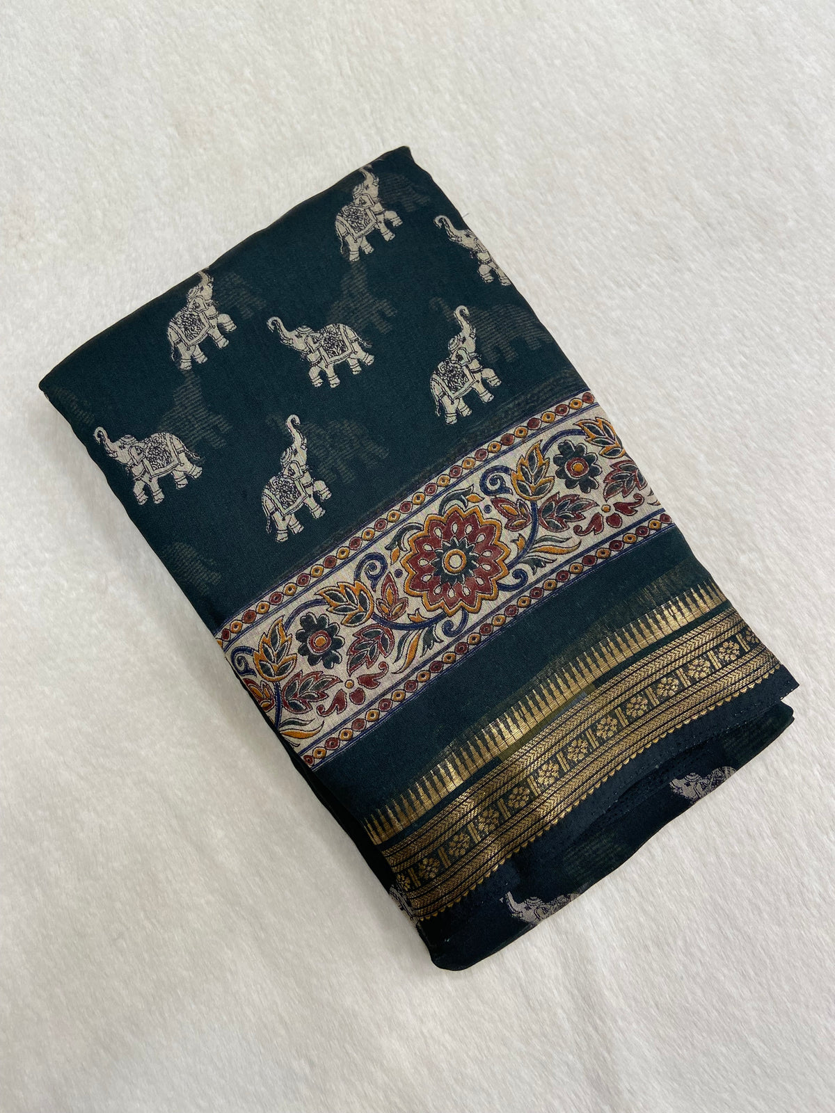 Premium semi Chanderi saree