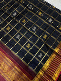 Pure 1G zari handloom Kanjeevaram Silk Saree- Silk mark certified- PS2403