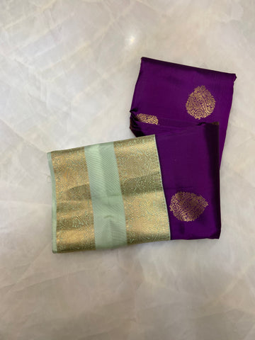 Pure Kanjeevaram silk mark certified saree