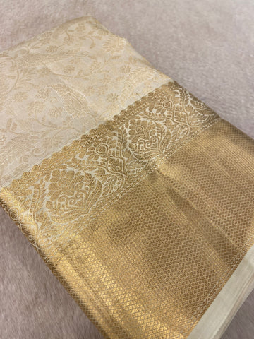 Pure Handloom Kanjeevaram Silk Mark Certified Saree
