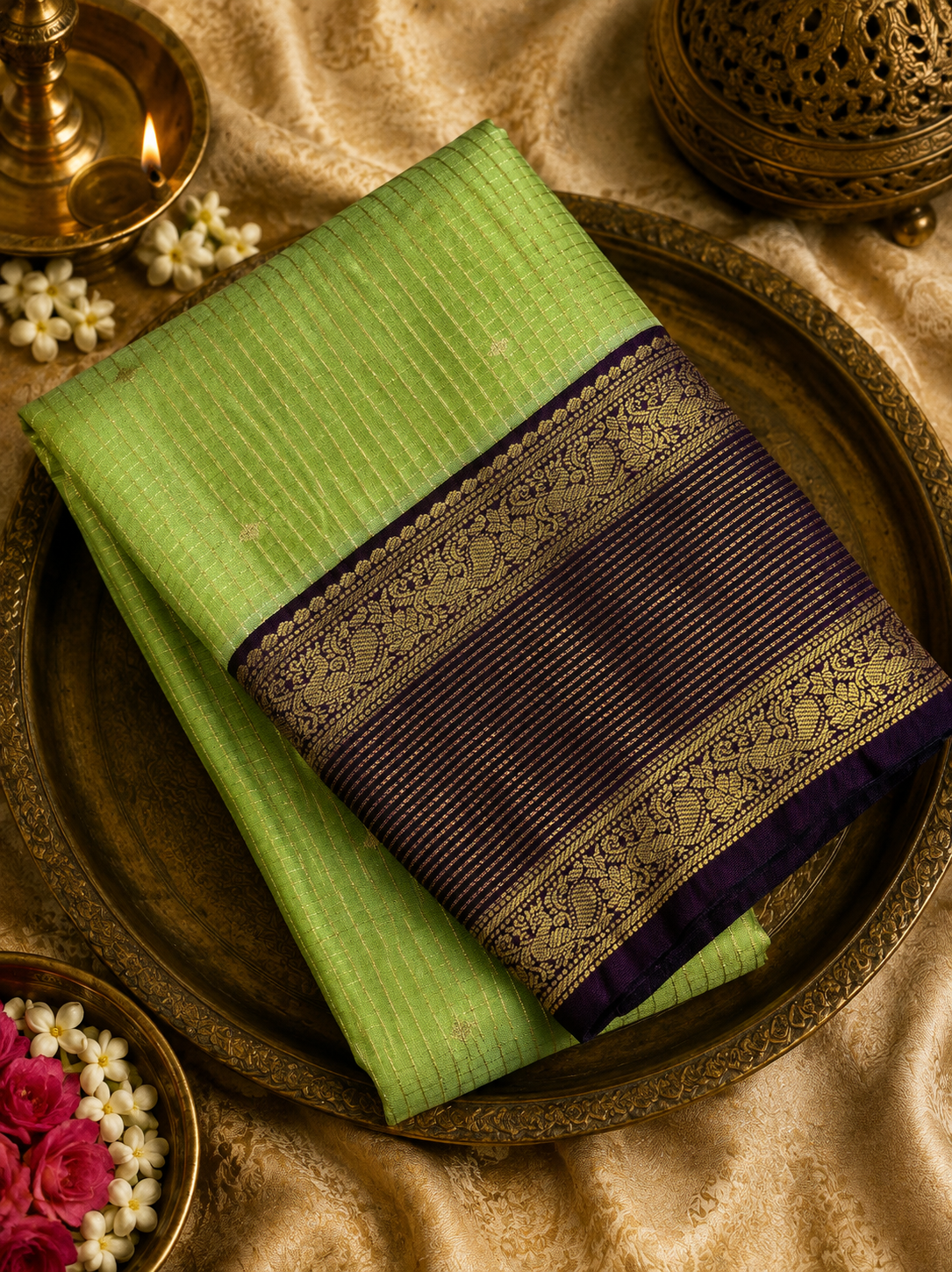 Premium Semi Kanchipuram Silk Saree