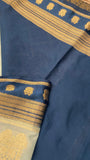 Pure  Mix Mysore Crepe Silk Saree