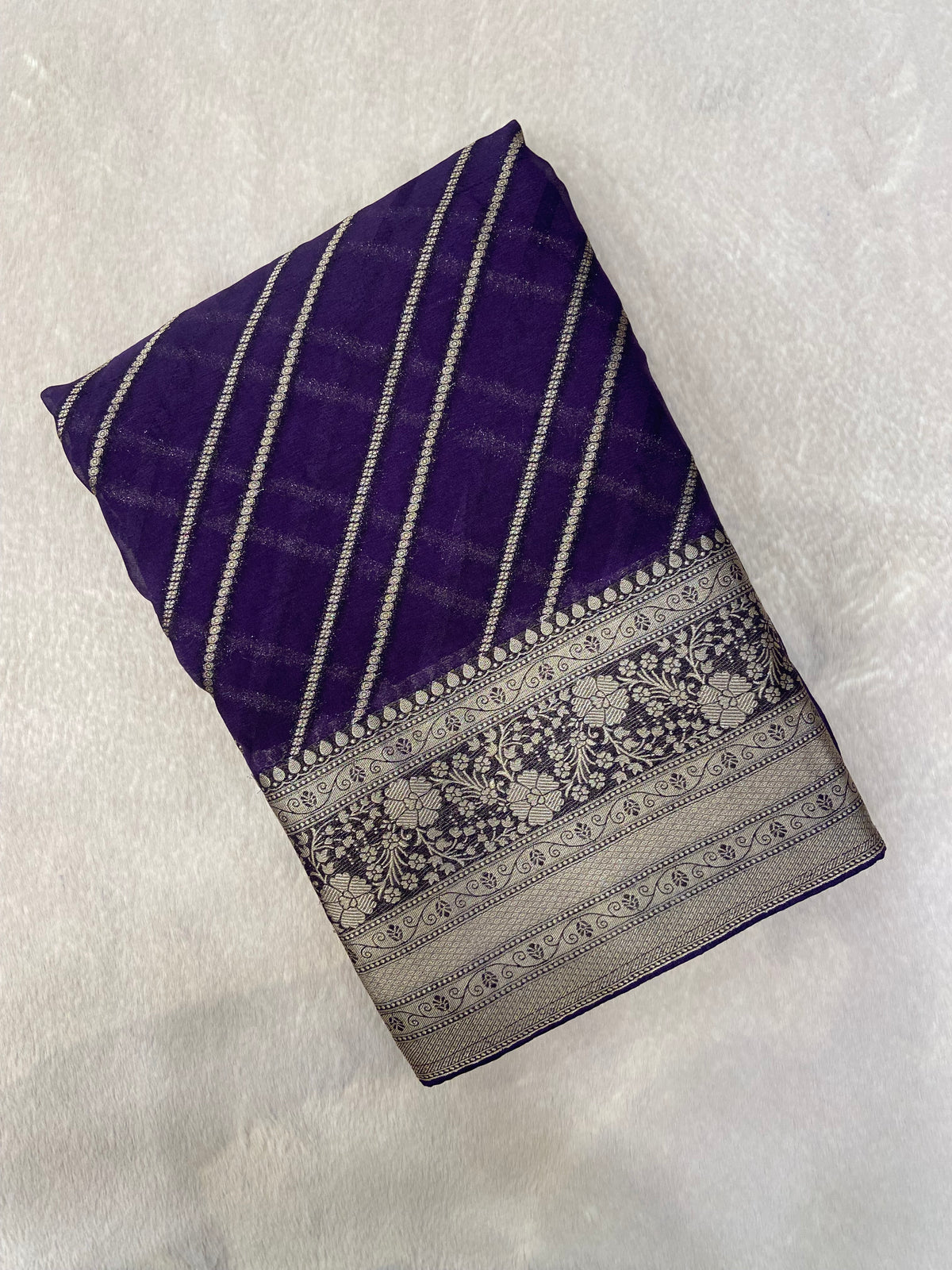 Premium Dola Silk Saree (dark)