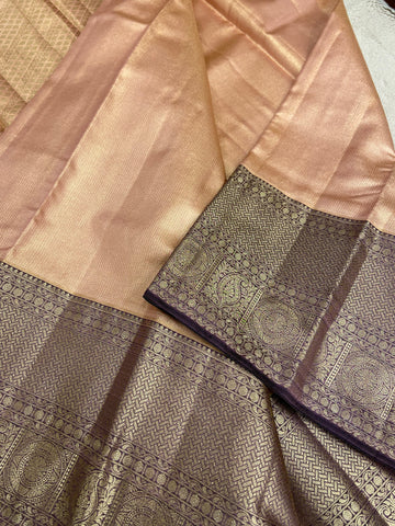 New Concept Jute Finish Premium Semi Kanchipuram Silk