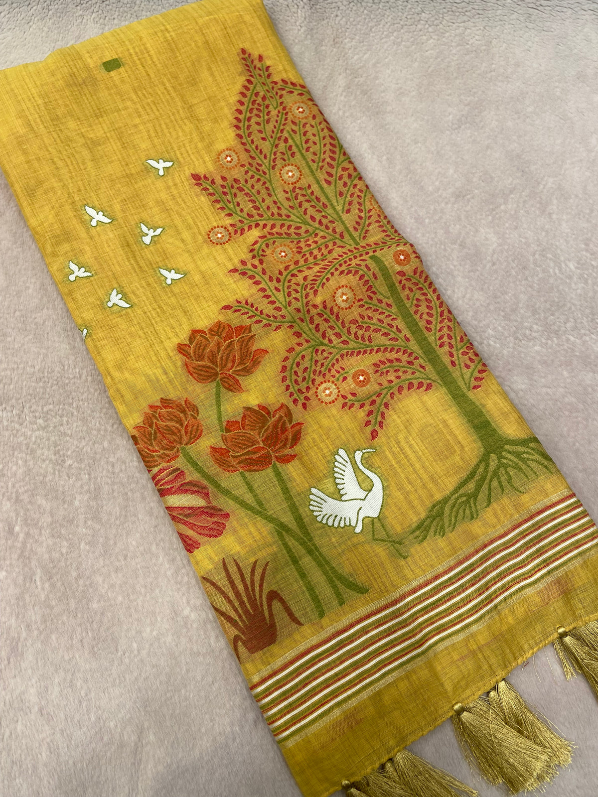 Premium Jamdhani Cotton Saree