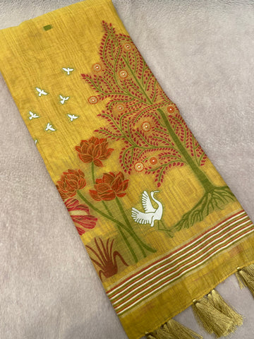 Premium Jamdhani Cotton Saree