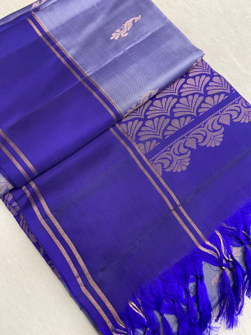 Half Mix Kanjeevaram Soft Silk Saree