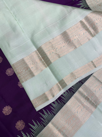 Pure Kanjeevaram silk mark certified saree