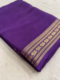 Premium semi mysore crepe silk saree