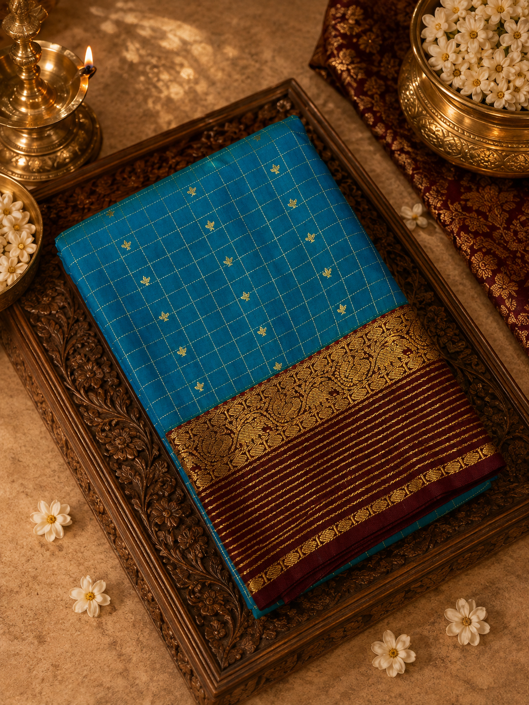 Premium Semi Kanchipuram Silk Saree