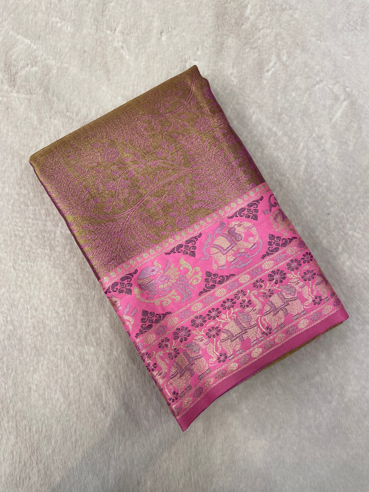 Bridal Semi Tissue Silk Saree