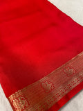Pure Mix Mysore Crepe Silk Saree❤️