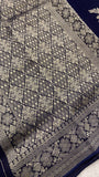 Premium Crepe Georgette Saree 💙
