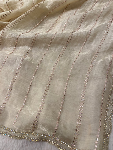 Premium Crush Organza Saree