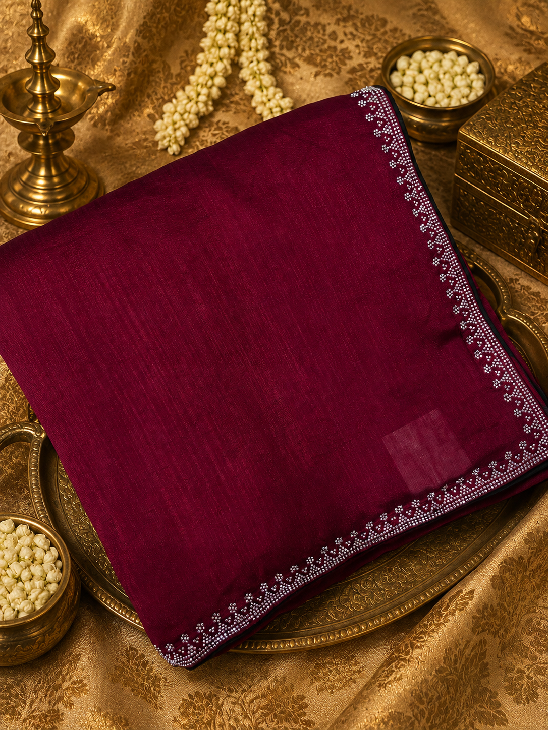 Pure Chinnon Saree