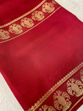 Premium Pure Mix Mysore Crepe Silk Saree